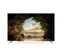 sdSDGrw copertura per TV, Telo coprischermo curvo da parete for scrivania, di grandi dimensioni, con stampa paesaggi marini lusso e luce(B,70in)
