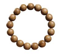 sdSDGrw rosario, Bracciale con perline di legno profumate al latte da 12 mm, rosario preghiera buddista, braccialetto a cerchio singolo, unisex, for canti meditazione