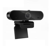 SDSKZOZP Webcam for conferenze aziendali a 60 FPS, messa a fuoco automatica con HDR, doppi microfoni cancellazione del rumore, copertura for la privacy, USB H.264 e riproduzione