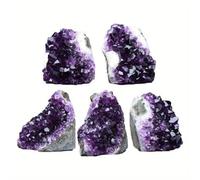 SDSLKAVHZ Componenti di cristallo viola naturale per il desktop in ufficio e casa (50-100 g)