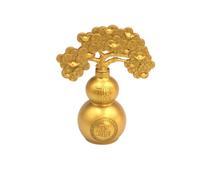 SDSLKAVHZ Retro scultura a mano in metallo scossa il denaro albero bracciale, ricchezza tesoro design, casa apertura regalo decorazione, lucky allegoria collezione artigianato