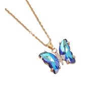 Sdsrul Elegante collana con ciondolo a forma di farfalla che simboleggia grazie e fascino per donne alla moda da indossare tutti i giorni o per feste