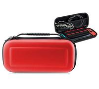 SDTEK Case Compatible con Nintendo Switch Cover Protettiva Viaggio Resistente Portatile (Rosso) Custodia