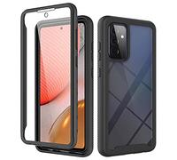 SDTEK Cover Compatible con Samsung Galaxy A72, Cover Corpo Intero Protezione dello Schermo Integrata Protezione Frontale Posteriore 360 Custodia