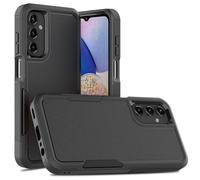 SDTEK Cover per Samsung Galaxy A15 Robusta Heavy Duty Dual Layer Custodia (Nero)