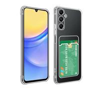 SDTEK Custodia per Samsung Galaxy A16 Cover Trasparente Gel Antiurto Protezione Antigoccia Portacarte