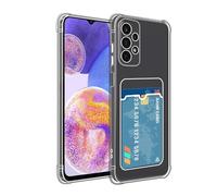 SDTEK Custodia per Samsung Galaxy A23 Cover Trasparente Gel Antiurto Protezione Antigoccia Portacarte