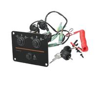 sDtESNB Pannello Interruttore a Chiave Doppio Motore 6K1-82570 Gruppo Pannello Interruttore a Doppia Chiave 12V Compatibile con Yacht Motore fuoribordo 6K1-82570-08-00