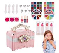 Sdtgrtht Kit Trucco Finto,Educativo, Lavabile E Realistico | Trucco Da Principessa Per Gioco Di Travestimento Per Bambini - Per Toeletta, Travestimento Educazione Intrattenimento Festa Cosplay E