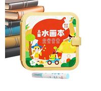 Sdtgrtht Libro da colorare in grassetto e semplice, attività educative di disegno | Libro da colorare ad acqua per bambini, studenti e viaggi, Halloween, Pasqua, Natale e