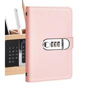 Sdtgrtht Libro di risparmio in contanti - con serratura 100 buste A6 Planner | Raccoglitore di risparmi denaro sfide libro | per bilancio spese finanziarie pagamento spese finanziarie adulti studenti