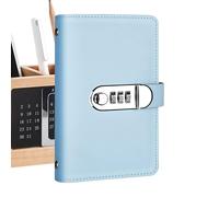 Sdtgrtht Libro per risparmiare denaro, con tasche trasparenti, formato A6, con serratura a combinazione, per banconote economiche, spese finanziarie, pagamenti per adulti, studenti, casa, ufficio