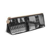 SDTYKHJ Astuccio per matite con case del parlamento grande astuccio portatile portamonete estetico borsa cosmetica in pelle borsa per il trucco