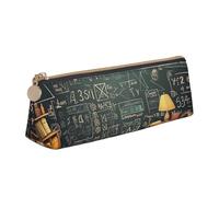 SDTYKHJ Astuccio per matite matematica grande astuccio portamonete portatile borsa cosmetica estetica borsa per trucco in pelle