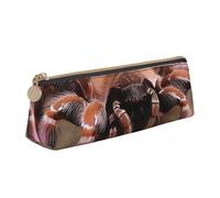 SDTYKHJ Astuccio portamatite grande messicano tarantola grande astuccio portamonete portatile borsa cosmetica estetica borsa per il trucco in pelle