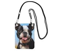 SDTYKHJ Borsa a tracolla per telefono cellulare, bella borsa a tracolla Boston Terrier, impermeabile, borsa a tracolla per cellulare da donna