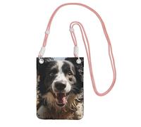 SDTYKHJ Borsa a tracolla per telefono cellulare Pastor Border Collie borse a tracolla impermeabile per telefono cellulare borsa a tracolla per donna