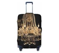 SDTYKHJ Copertura per bagagli da viaggio alla moda protezione per valigie splendido lampadario di cristallo spandex coperture per bagagli lavabili coperture per valigie antigraffio per valigie da 18