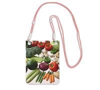 SDTYKHJ Introduzione della borsa del telefono cellulare di varie verdure Borse a tracolla Borsa a tracolla impermeabile del telefono cellulare Borsa a tracolla per le donne