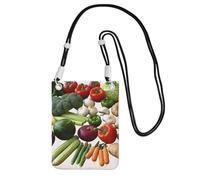 SDTYKHJ Introduzione della borsa del telefono cellulare di varie verdure Borse a tracolla Borsa a tracolla impermeabile del telefono cellulare Borsa a tracolla per le donne