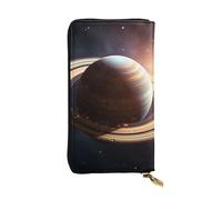 SDTYKHJ Portafoglio da donna Frizione Grande Capacità Portafoglio Lungo Saturno Anello in Pelle Signore Porta Telefono Porta Carta Borsa da Viaggio