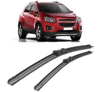 SDUEYZS 2 Pezzi Tergicristallo per Chevrolet Trax 2012-2016 26"+14", Spazzole Tergicristallo Anteriore AutoVisione Chiara Ricambio ricambi Auto