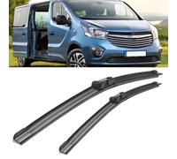 SDUEYZS 2 Pezzi Tergicristallo per Opel Vivaro 2015-2018 26"+19", Spazzole Tergicristallo Anteriore AutoVisione Chiara Ricambio ricambi Auto