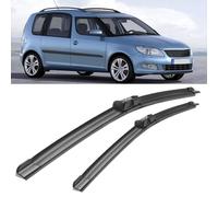 SDUEYZS 2 Pezzi Tergicristallo per Skoda Roomster 2006-2013 21"+21", Spazzole Tergicristallo Anteriore AutoVisione Chiara Ricambio ricambi Auto
