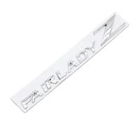 SDUEYZS Auto 3D Emblema Adesivo per Nissan Fairlady Z Z31 Z32 Z33 Z34 300Z 350Z 359Z 370Z 200Z 240Z Stemmi e Decorazioni Sticker Badge carrozzeria Accessori,White-A