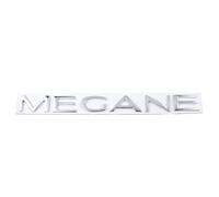 SDUEYZS Auto 3D Emblema Adesivo per Renault Megane Stemmi e Decorazioni Sticker Badge carrozzeria Accessori,White-A