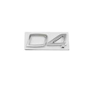 SDUEYZS Auto 3D Emblema Adesivo per Volvo S40 S60 S80 S90 XC40 XC60 XC90 V40 V60 V70 V90 C30 D2 D3 D4 D5 D6 D7 Stemmi e Decorazioni Sticker Badge carrozzeria Accessori,D4-Chrome