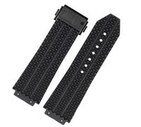 SDUTIO FKM Fluorosilicone cinturini per HUBLOT BIG BANG silicone 25 * 17mm 26 * 19mm impermeabile orologio da uomo cinturino catena orologio cinturino in gomma braccialetto, 25-17mm, agata