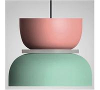 SDUYTDG Lampada a Sospensione Macaron per Illuminazione da Comodino Lampadario a Cupola Rotonda con Lampada da Cucina in Acrilico Opaco Lampada a Sospensione a Lunghezza Regolabile per Negozio di