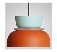 SDUYTDG Lampada a Sospensione Macaron per Illuminazione da Comodino Lampadario a Cupola Rotonda con Lampada da Cucina in Acrilico Opaco Lampada a Sospensione a Lunghezza Regolabile per Negozio di