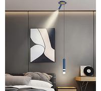 SDUYTEG Lampade a sospensione a LED con paralume in acrilico Lampada da soffitto a sospensione in alluminio Lampadario a sospensione regolabile in altezza per ristorante, soggiorno, camera da letto