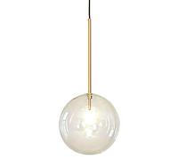 SDUYTEG Minimalismo Lampada A Sospensione A 1 Luce Lampadario Creativo A Sfera In Vetro Trasparente A Bolle G9 Base Plafoniere A Sospensione Regolabili Utilizzato Per Il Comodino Del Bar Del Ristorant