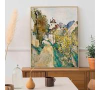 SDVIB Stampa di Paul Cézanne: La casa del Dr. Gachet (stampa artistica Gi di un dipinto impressionista vintage) Decorazione murale per la casa (40x60 cm/senza cornice)