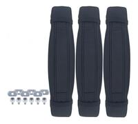 SDVXUOLM Copripiedi for Windsurf, tavola hydrofoil, Cinghia for Piedi, Accessori for Surf Facile da sostituire(Set8-3 Single Strap M6 Screws Black)