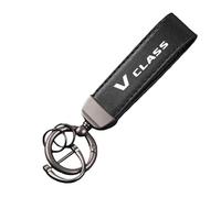 SDYAYFGE Portachiavi Auto,pelle Chiave KeyRings Come Leggero Resistente Logo Multifunzione Catena per Mercedes Benz V CLASS uomo donna Regalo,B