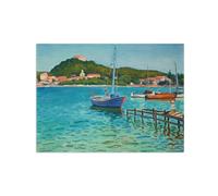 SDYSKKUG Albert Marquet Famoso Quadro. Stampa su Tela. Pomeriggio d'estate. Dipinti Riproduzioni Quadri Soggiorno Camera da Letto 55x40cm Senza Cornice