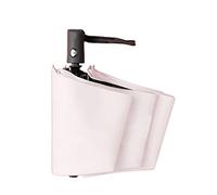 SDyudDS Ombrelli, Antivento 8 Ribs Apertura e Chiusura Automatica Resistente al Vento, Compatto, Leggero, Resistente, Mini, Pieghevole Portatile(White Automatic)