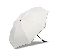 SDyudDS Ombrelli, Antivento 8 Ribs Apertura e Chiusura Automatica Resistente al Vento, Compatto, Leggero, Resistente, Mini, Pieghevole Portatile(White Manual)