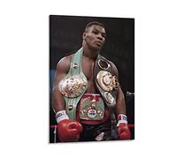 SDYYFF Poster E Stampe 60 * 80cm Senza Cornice Poster della camera da letto della famiglia moderna dello sport del pugile professionista americano di Mike Tyson