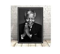 SDYYFF Quadro Su Tela 30 * 50cm Senza Cornice Nelson Mandela Leader Figura Soggiorno Corridoio Bar Hotel Ristorante Pittura Vx22Ms