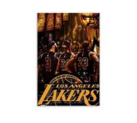 SDYYFF Tela Quadro 40 * 60cm Senza Cornice I Lakers hanno vinto il poster del campionato e l'arte della parete Arredamento moderno della camera da letto familiare