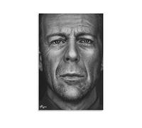 SDYYFF Tela Quadro 40 * 60cm Senza Cornice Poster di musica da parete per camera da letto di Bruce Willis per camera da letto dei ragazzi