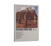 SDYYFF Tela Quadro 60 * 80cm Senza Cornice Maneskin-Teatro D'ira-Vol. I Music Album Poster Soggiorno Camera da letto Pittura Opera d'arte