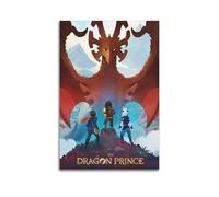 SDZGOPTHF Poster decorativo da parete su tela, motivo: Il principe dei draghi e stampa artistica moderna, per camera da letto, 30 x 45 cm