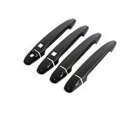 SDZPLM Door Handle Protective Per Lexus GX470 J120 2002-2009 Coprigriglia Doppio Intelligente Monoforo Anti Graffio Anti-Scratch(Bright black)