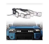 SDZSDAS Indicatore Per Toyota Per Land Per Cruiser Per J250 2024-2025 Griglia Segnalazione A LED Luci Posizione DRL Ingombro(1 IN 6 White)
